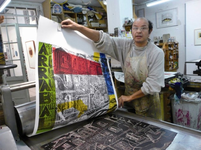 Guillermo Malfitani at work