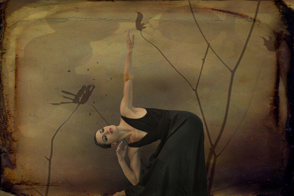 01 Mariano Rubio - Tanz in der Stille 01, Collage Digital, 20 x 30 cm, 2015